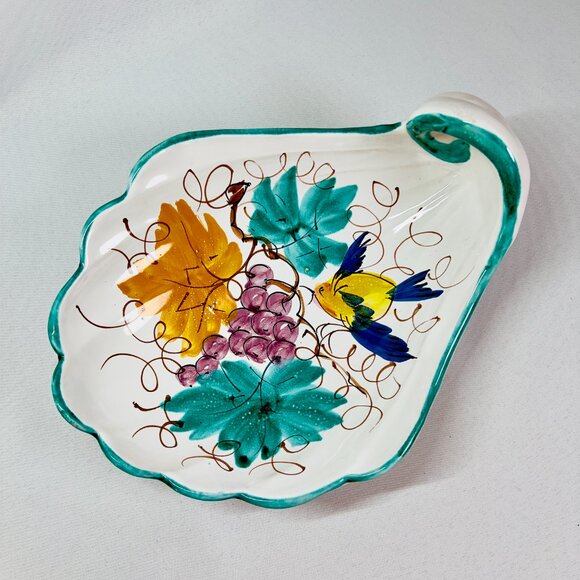 Peasant Village Italian Handcrafted Vintage Bowl Artisan Hand Painted Ceramics - Picture 8 of 8